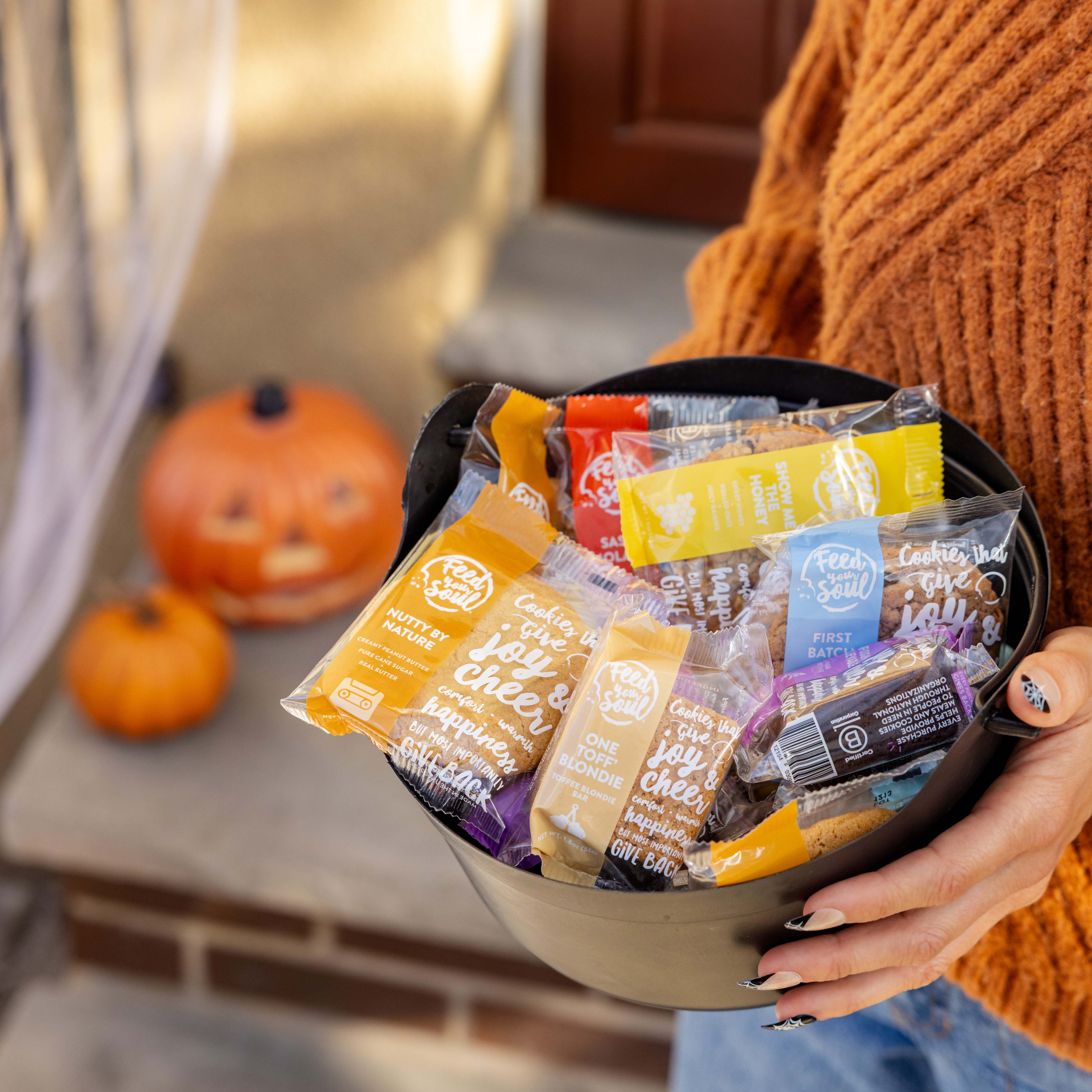 Feed Your Soul Individually Wrapped Halloween Cookies