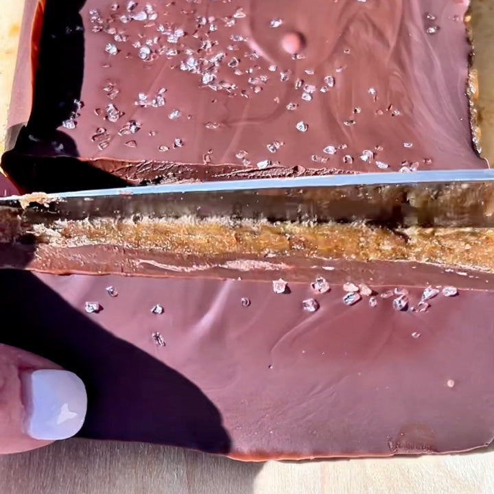 Feed Your Soul Healthy No-Bake Date Caramel Chocolate Bars