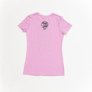 FYS Women Fitted T-Shirt Pink